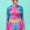BAD INKA COSMIC MUNCHIEZ HOODED TOP 1 BAD INKA COSMIC MUNCHIEZ HOODED TOP