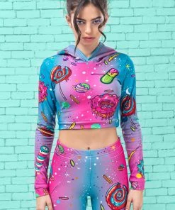 BAD INKA COSMIC MUNCHIEZ HOODED TOP