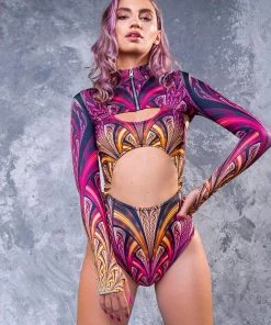 BADINKA 4D Flare Shrug 2 Piece Bodysuit