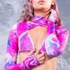 BADINKA RAVE GEAR Candy Flip Rave Shrug Set