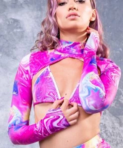 BADINKA RAVE GEAR Candy Flip Rave Shrug Set