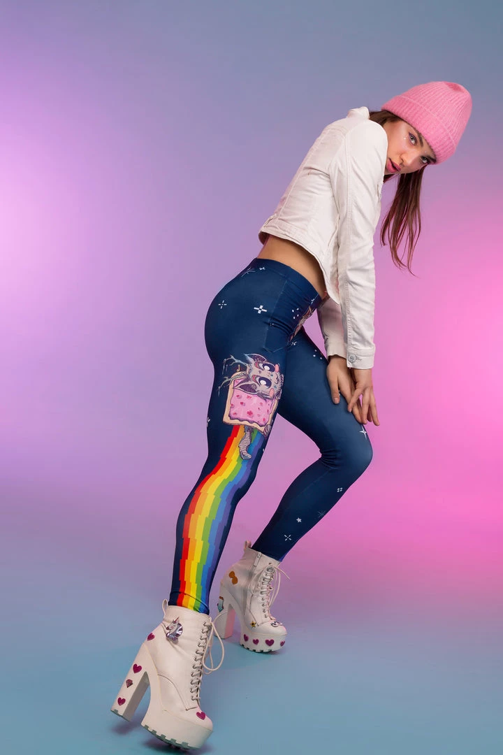 BADINKA Schizo Cat Warm Leggings 3 BADINKA Schizo Cat Warm Leggings