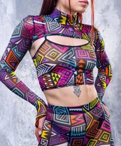 BADINKA Kahuna Mesh 2 Piece Shrug Top Tops