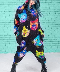 BADINKA Cosmic Kitties Onesie
