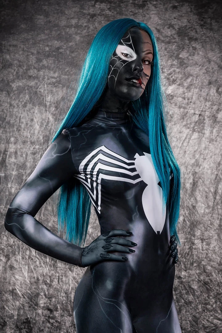 BADINKA Full Bodysuits Black Venom Costume 3 BADINKA Full Bodysuits Black Venom Costume