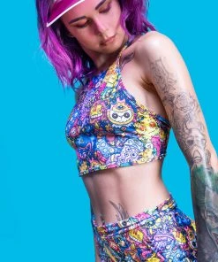 BAD INKA Mental Monstarz Crop Top Tops