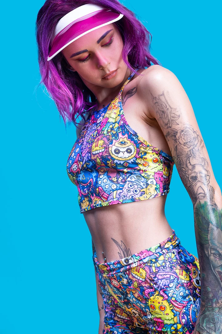 BAD INKA Mental Monstarz Crop Top Tops 3 BAD INKA Mental Monstarz Crop Top Tops