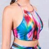BAD INKA Liquid Abstract Crop Top Tops 2 BAD INKA Liquid Abstract Crop Top Tops