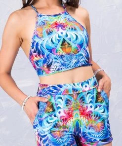 BAD INKA Ice Fractalz Shorts