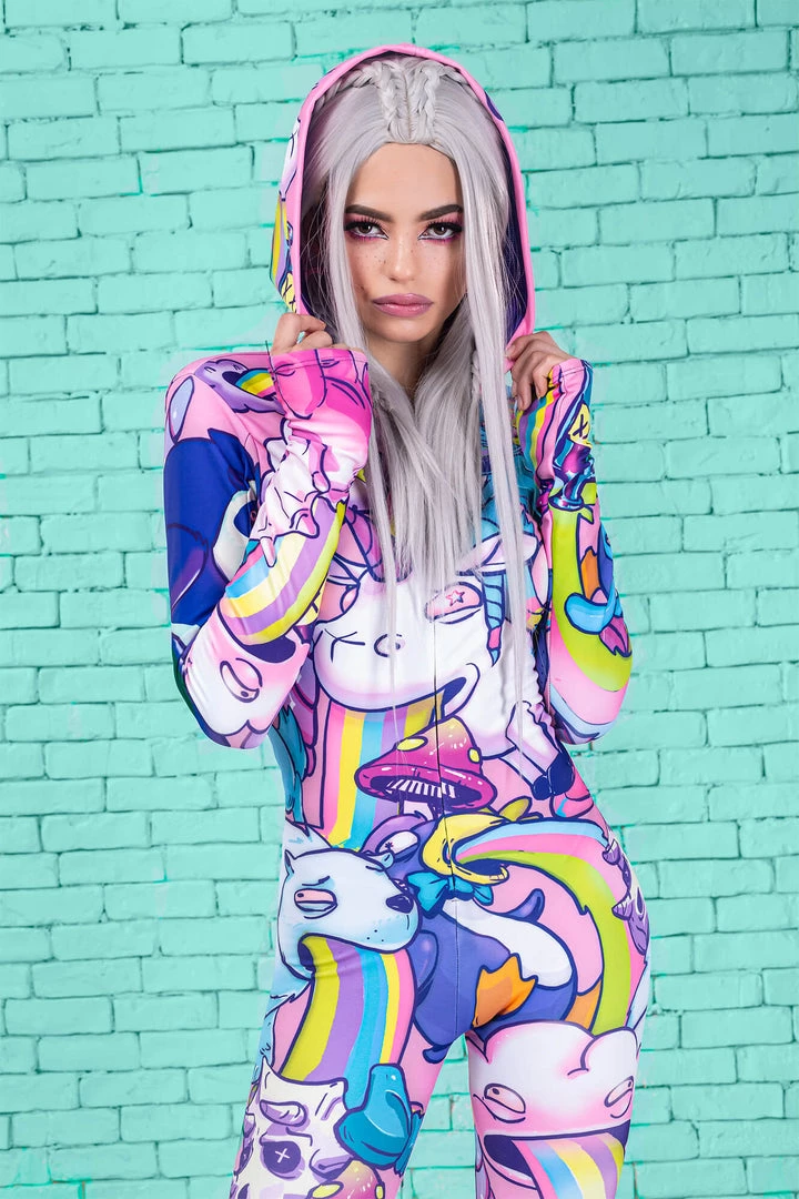 BADINKA Fit-Onesies Sick Of You Fit Onesie (Pink) 3 BADINKA Fit-Onesies Sick Of You Fit Onesie (Pink)