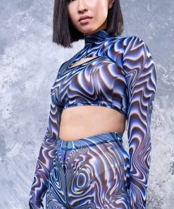 BADINKA RAVE GEAR Time Warp Mesh Rave Set