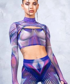 BADINKA NEW Fata Morgana Mesh 2 Piece Shrug Top