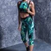BADINKA Green Fog Capri Leggings