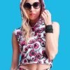 BAD INKA Tops Eyeballz Pink Hooded Top 2 BAD INKA Tops Eyeballz Pink Hooded Top