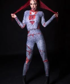 BADINKA Fossilized Zombie Costume Full Bodysuits