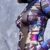 BADINKA Error Beauty Mesh Framed Bodysuit