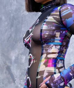 BADINKA Error Beauty Mesh Framed Bodysuit