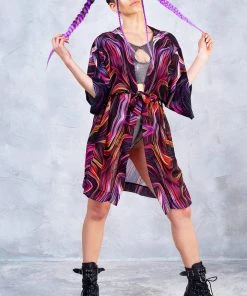 BADINKA Psychedelicate Rave Robe NEW