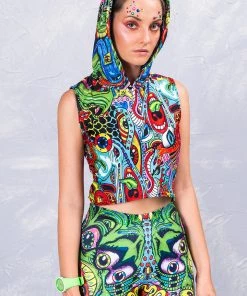 BAD INKA Licking Troll Hooded Top