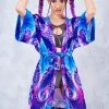 BADINKA Fibonacci Spiral Rave Robe NEW