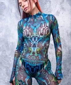 BADINKA Circuit Flow Full Mesh Costume RAVE GEAR 9 BADINKA Circuit Flow Full Mesh Costume RAVE GEAR