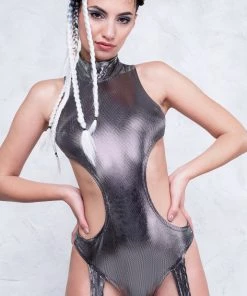 BADINKA RAVE GEAR Monochrome Sassy Garters