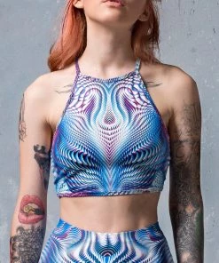 BADINKA Tops Mobius Trip Crop Top