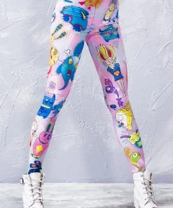 BADINKA Pink Rabbidelic Leggings