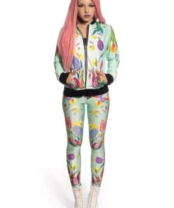 BAD INKA Fantasy Blossom Bomber Jackets