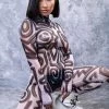 BADINKA The Tribe Is Calling White Full Mesh Costume 1 BADINKA The Tribe Is Calling White Full Mesh Costume