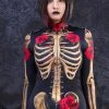 BADINKA Full Bodysuits La Muerta Skeleton Costume 2 BADINKA Full Bodysuits La Muerta Skeleton Costume