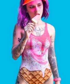 BAD INKA Melting Swimsuit Swimwear