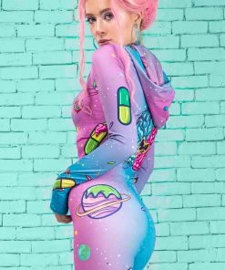 BADINKA Cosmic Munchiez Fit Onesie Fit-Onesies