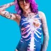 BAD INKA Galaxy Skeleton Swimsuit
