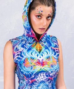 BAD INKA Ice Fractalz Hooded Top