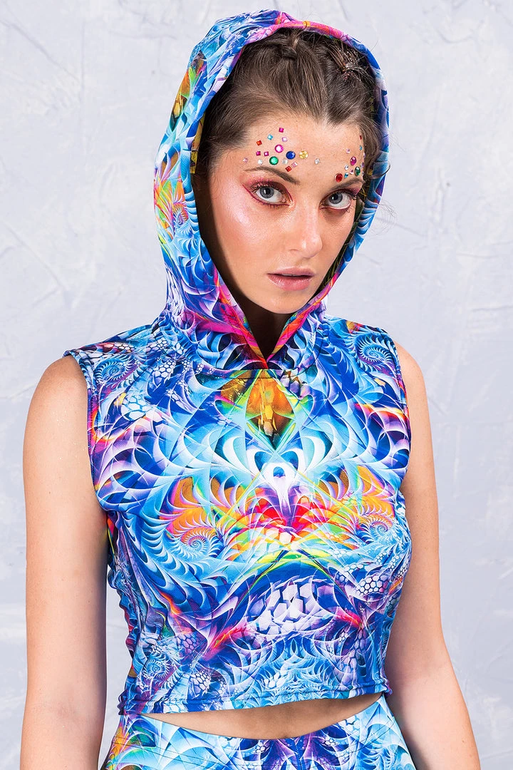 BAD INKA Ice Fractalz Hooded Top 3 BAD INKA Ice Fractalz Hooded Top