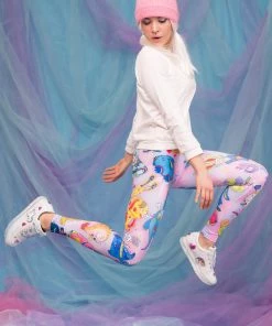 BADINKA Rabbidelic Warm Leggings (Pink)