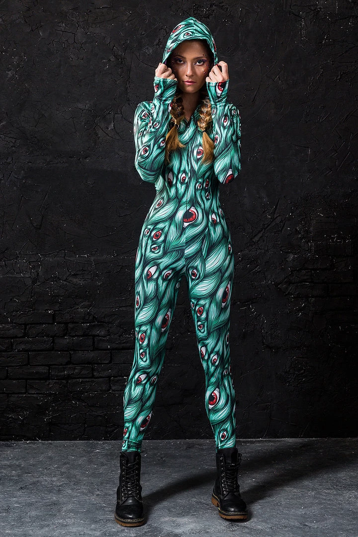 BADINKA I See You Green Fit Onesie 3 BADINKA I See You Green Fit Onesie