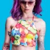 BAD INKA I Need Candy Crop Top