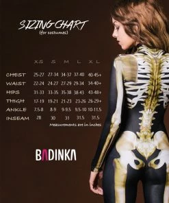 BADINKA Full Bodysuits Graveyard Skeleton Costume 11 BADINKA Full Bodysuits Graveyard Skeleton Costume