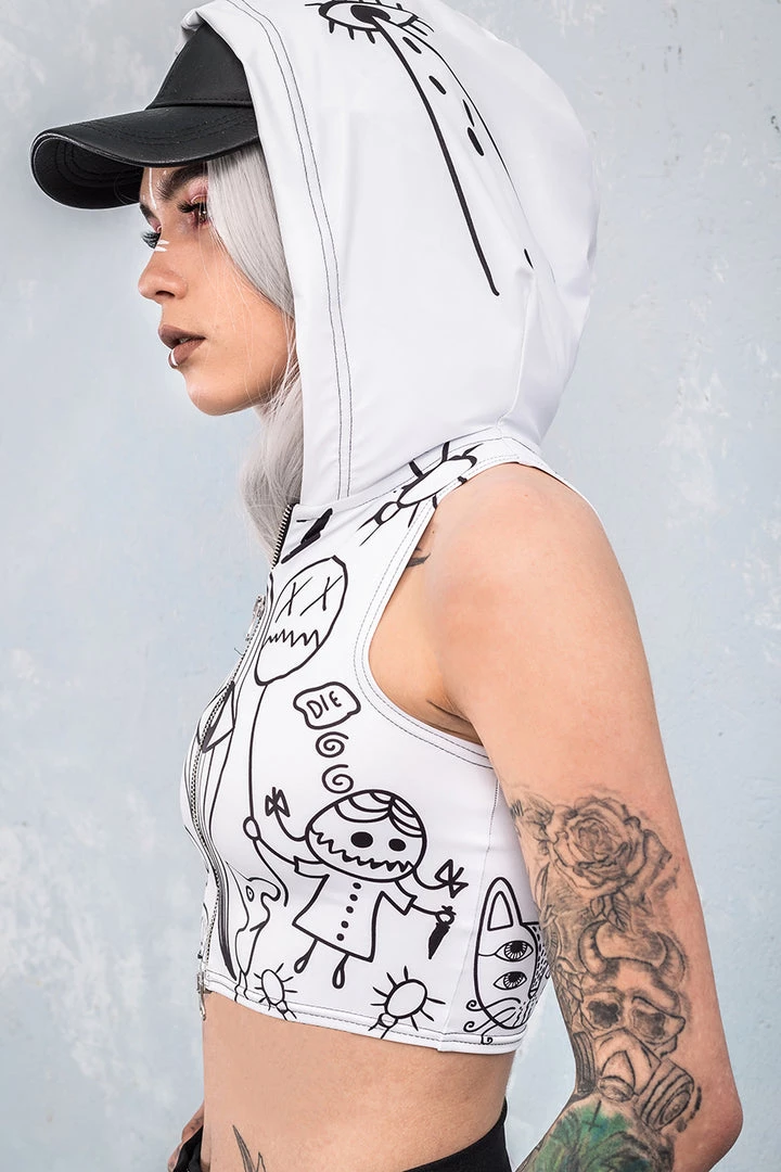 BADINKA Ugley Hooded Zippy Top Tops 3 BADINKA Ugley Hooded Zippy Top Tops