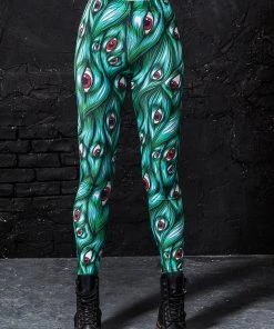 BAD INKA I See You Green Leggings