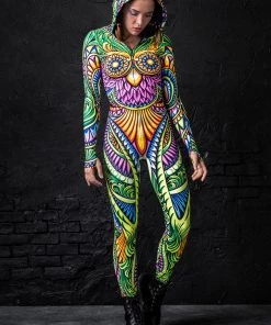 BADINKA RAVE GEAR Psy Birdy Fit Onesie