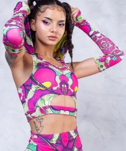 BADINKA NEW Inflorescence Long Belt Hooded Top