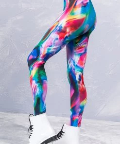 BAD INKA Liquid Abstract Leggings