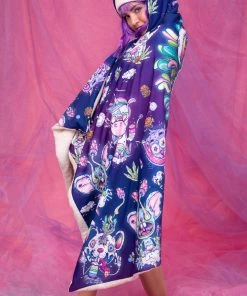 BADINKA Psychotropic Jungle Hoodie Blanket
