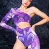 BADINKA Purple Haze Asymmetrical Costume NEW 1 BADINKA Purple Haze Asymmetrical Costume NEW