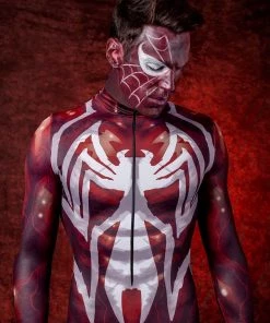 BADINKA Red Spider Costume Bodysuits