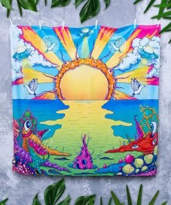 BADINKA Acid Sunset XXL Towel