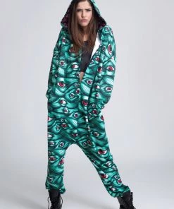 BADINKA I See You Onesie Green